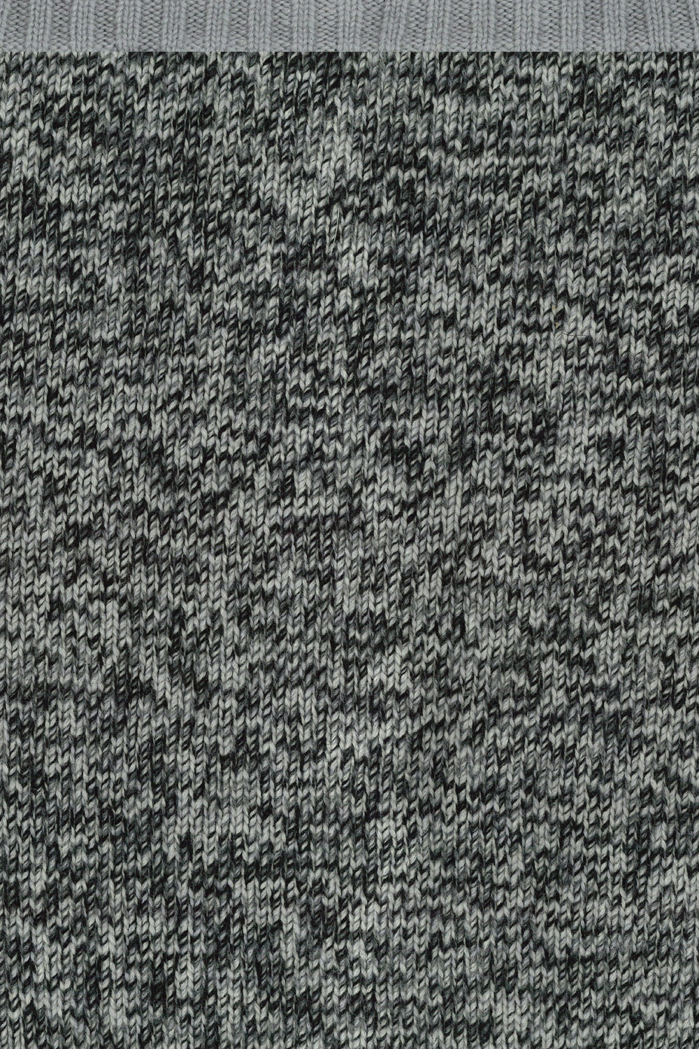 4-PLY CASHMERE MARL ZIP-UP. 29515/43ML NERO-GRIGIO