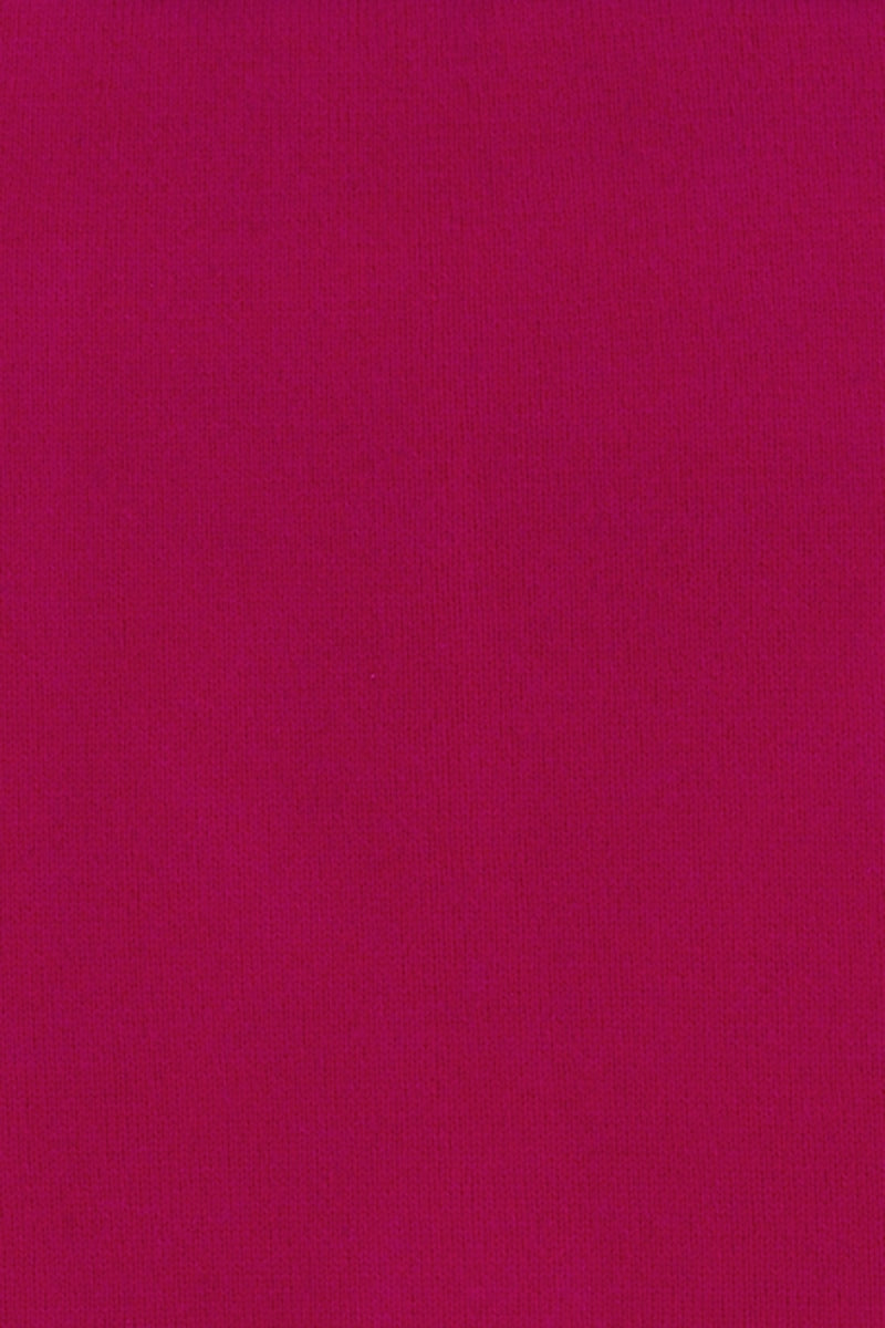 CACHEMIRE COL V CINTRÉ RASPBERRY 21540 RASPBERRY