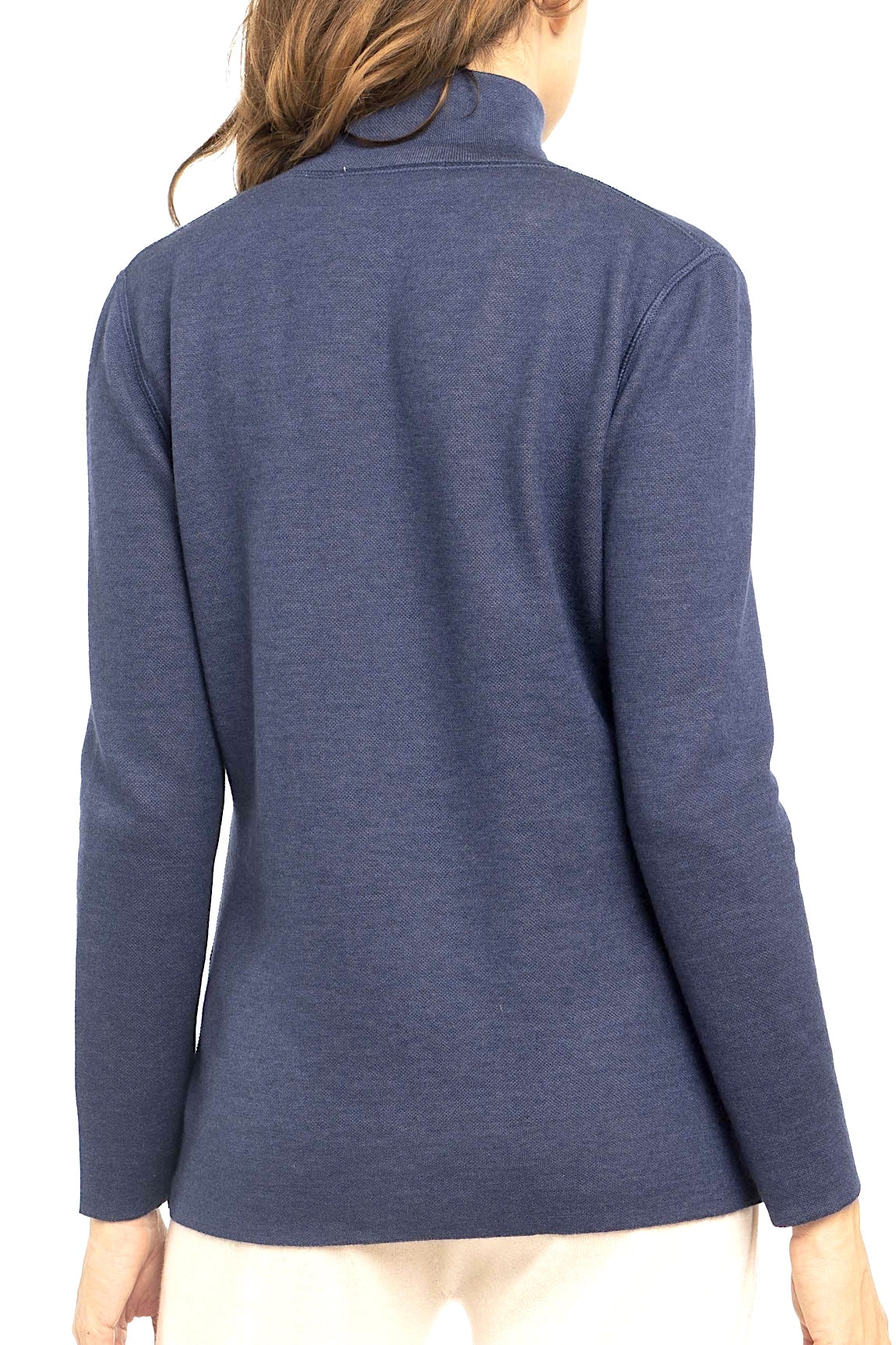 CARDIGAN ZIPPÉ RÉVERSIBLE BIC. 2280R-32487 BROWN