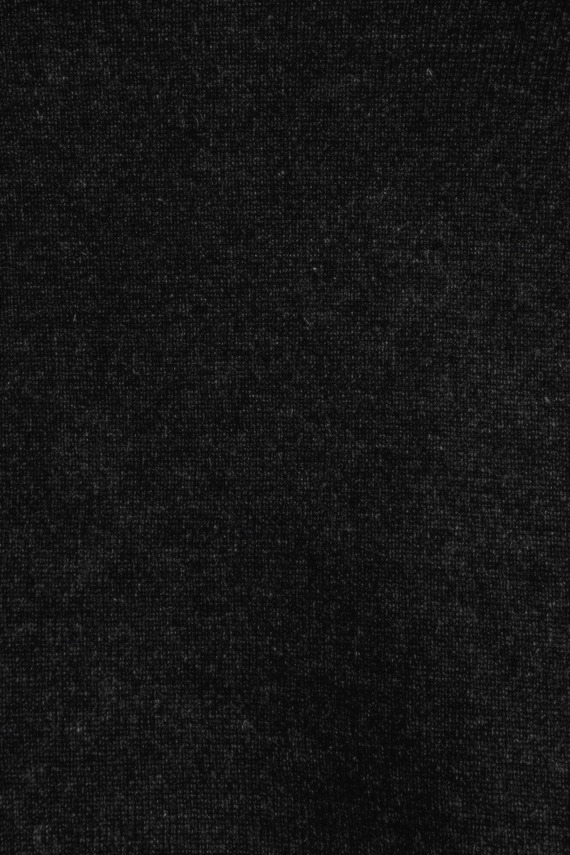 CHEMISE CACHEMIRE À SURPIQÛRES BLACK 8010 BLACK