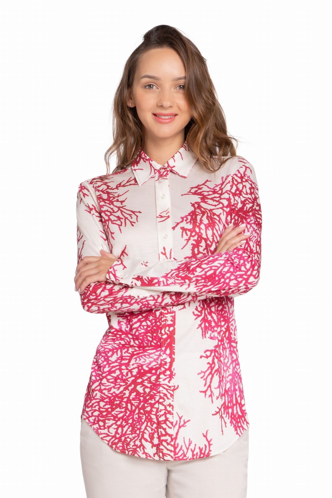 CHEMISE IMPRIMÉE JERSEY MULTIC VAR1 MULTIC