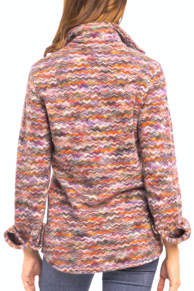 CHEMISE ZIGZAGS MULTICOLORES MULTIC