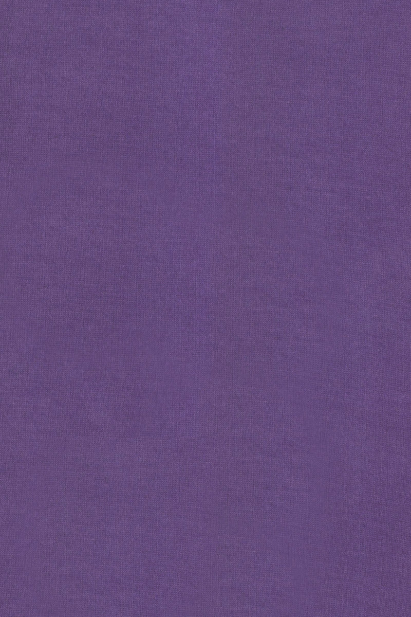 COL V FIN UNI CACHEMIRE-SOIE PURPLE 56632 PURPLE