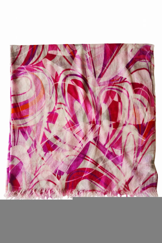 ETOLE IMPRIMÉE CACHEMIRE-SOIE VAR. 1