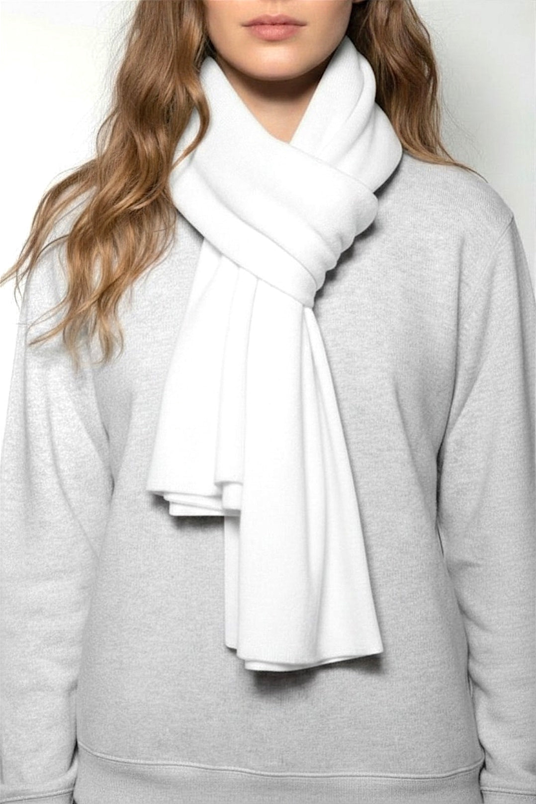 ETOLE MOUSSEUSE EN CACHEMIRE WHITE 8001 WHITE