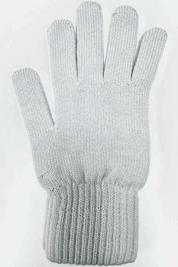 GANTS UNIS CACHEMIRE 2-FILS BLUE ICE BLUE