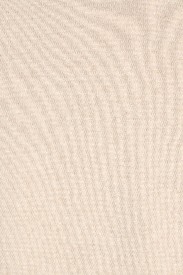 LONG CARD. CACHEMIRE COL CHÂLE CREAM 18638 CREAM