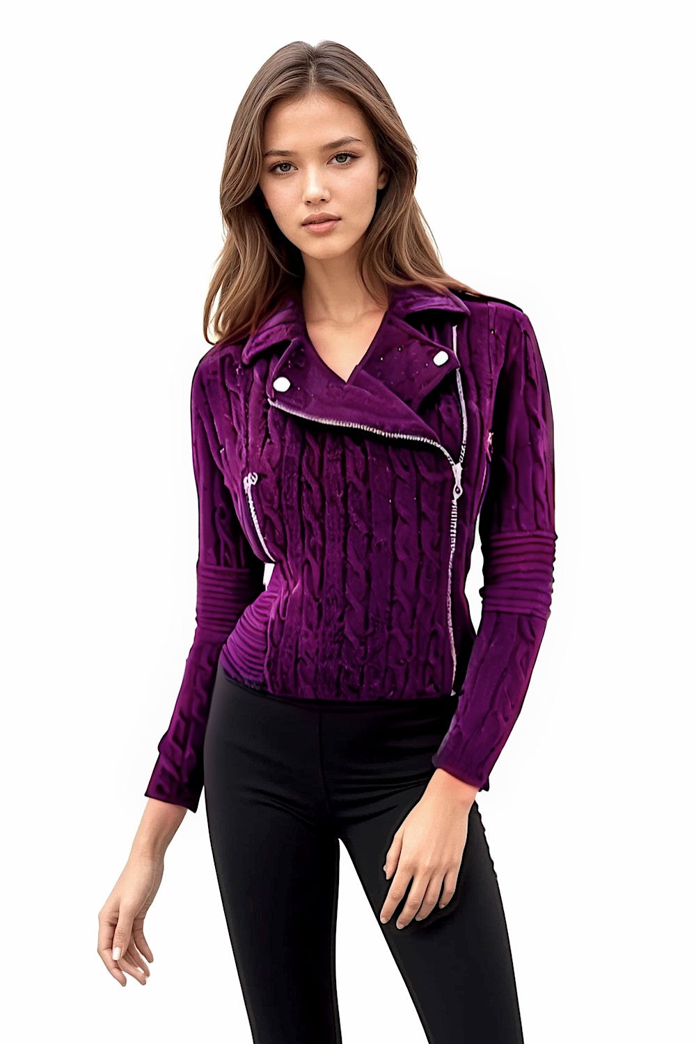 PERFECTO CACHEMIRE À TORSADES DK ORCHID 21219 DK ORCHID