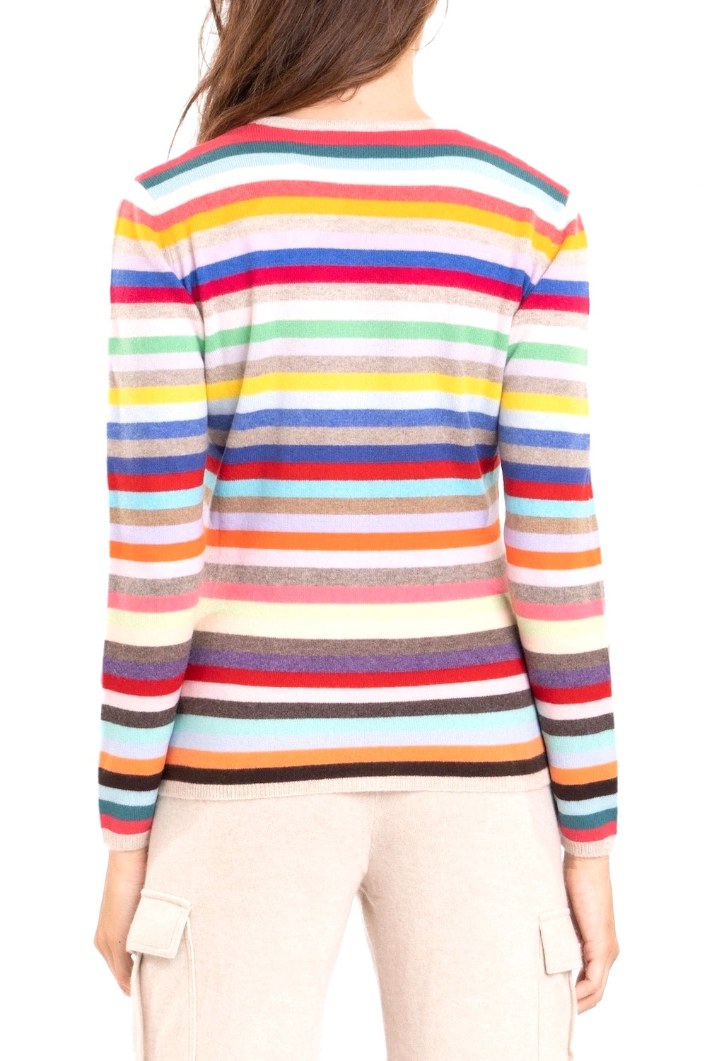 PULL CACHEMIRE RAYURES MULTIC. BLACK