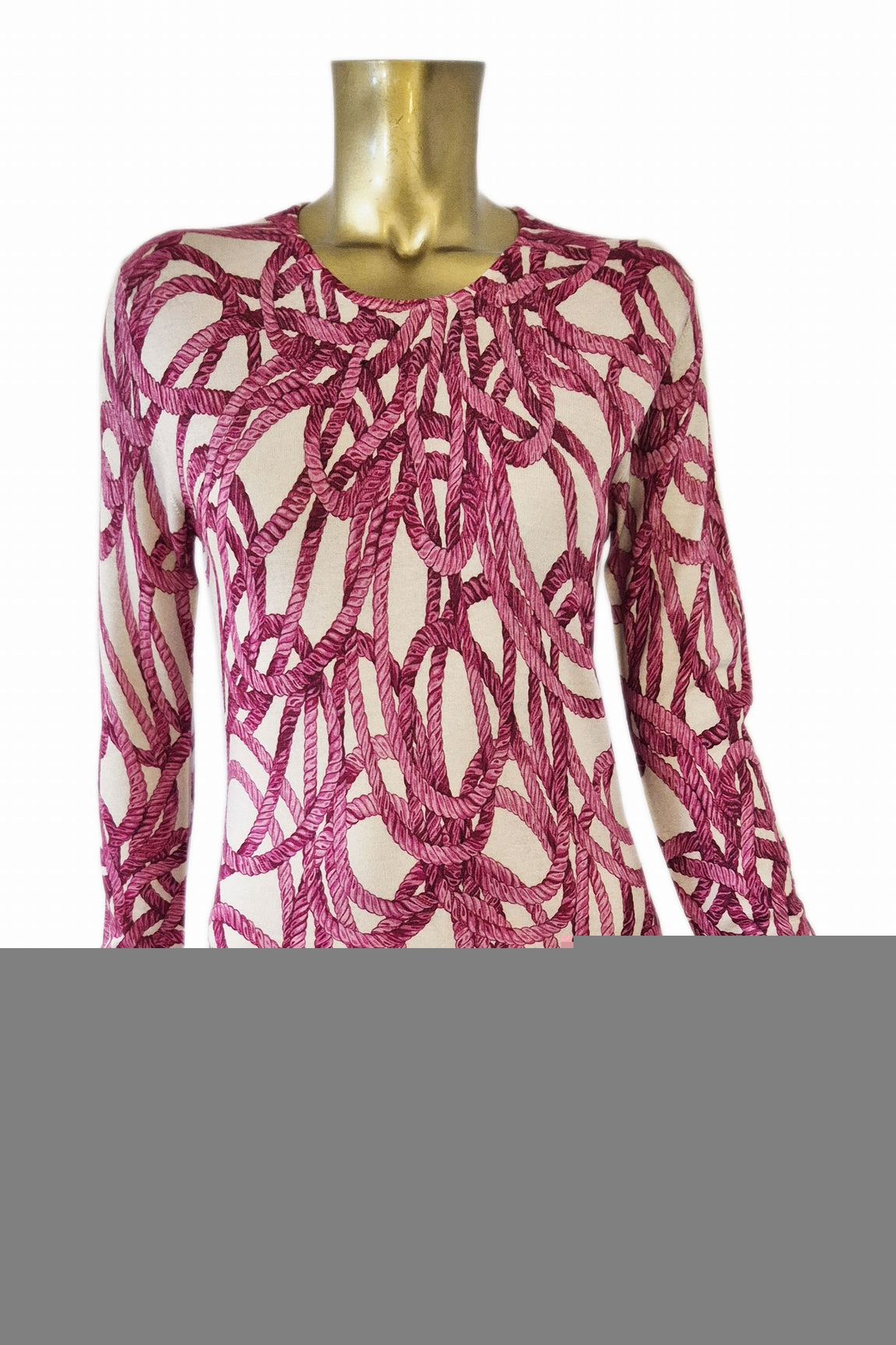 PULL CACHEMIRE-SOIE IMPRIME VAR.1