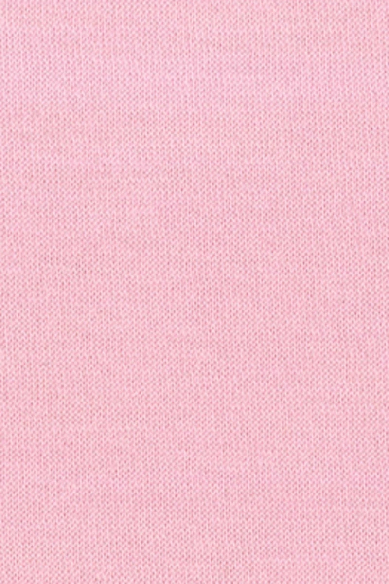 PULL CACHEMIRE-SOIE UNI COL U PINK 53306 PINK