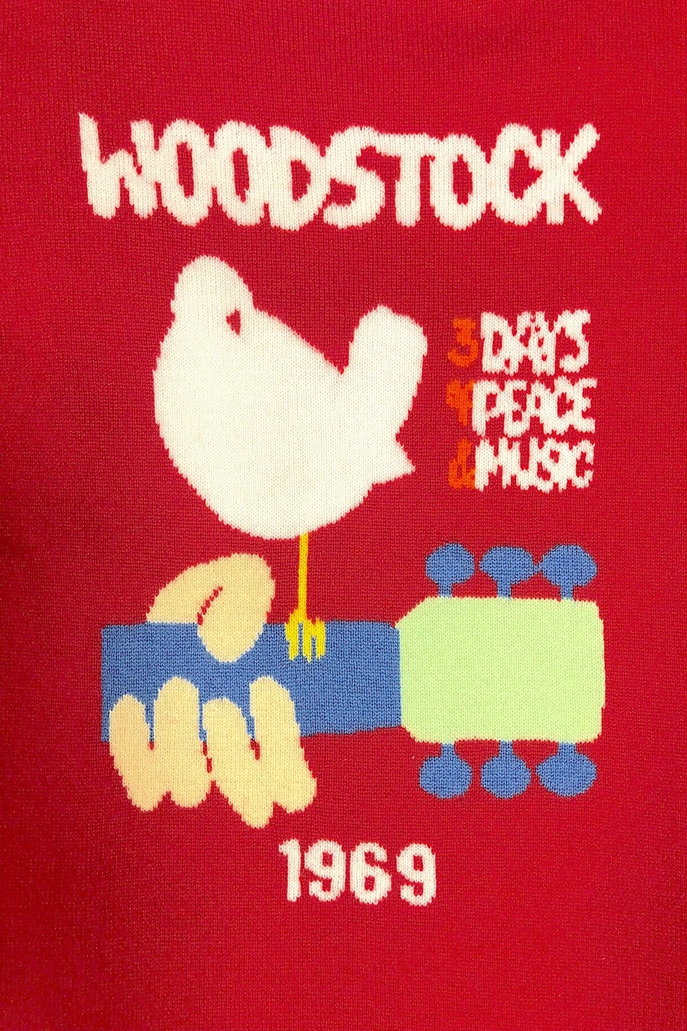 PULL CACHEMIRE WOODSTOCK RED