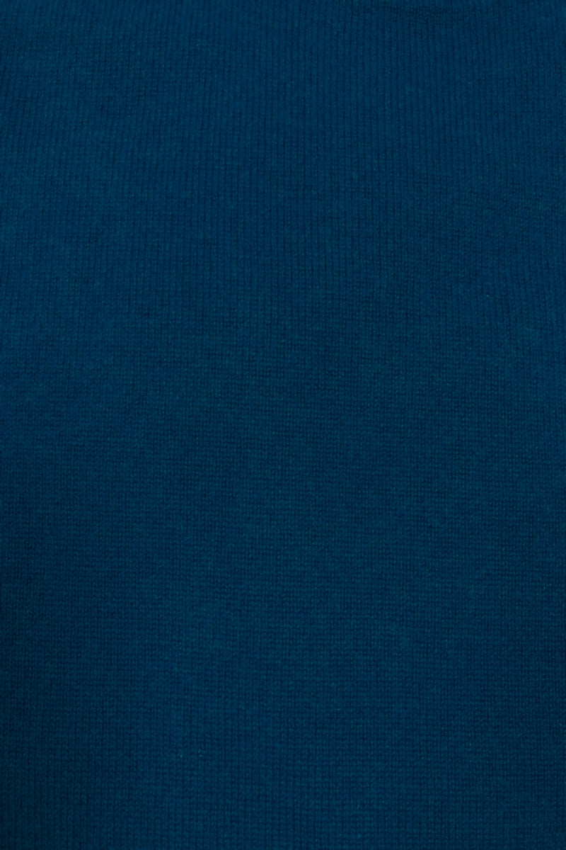 PULL COL ROND À TORSADES TEAL 25291 TEAL