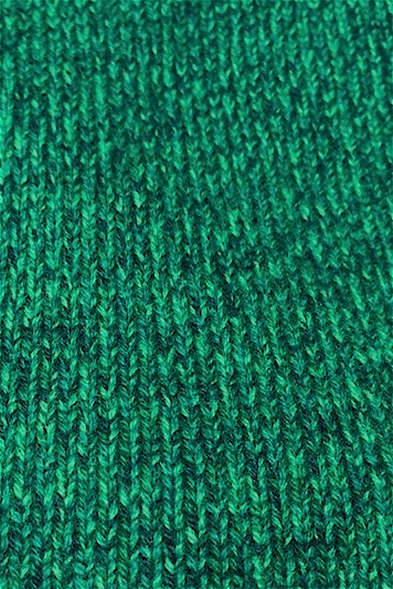 PULL COL ROND CHINÉ 4-FILS VAR.E GREEN VAR.E GREEN