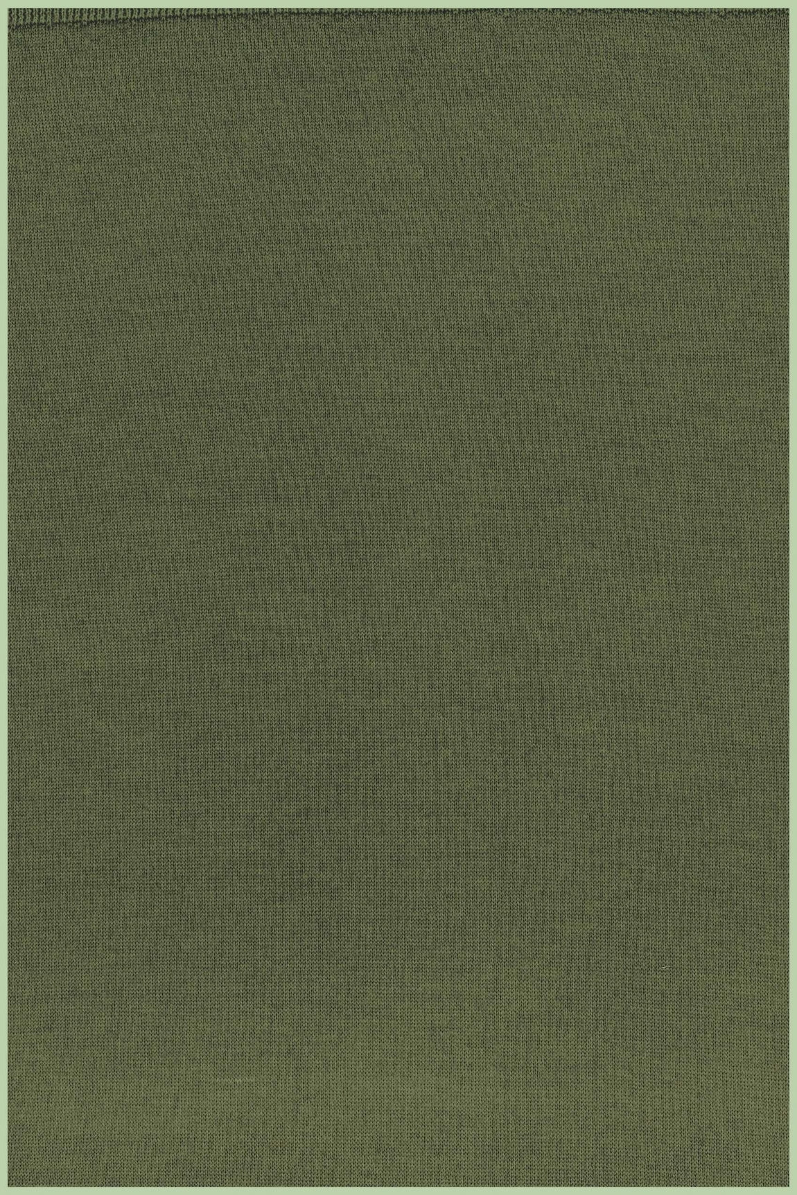PULL FIN CACHEM-SOIE COL ROND KHAKI M300 KHAKI