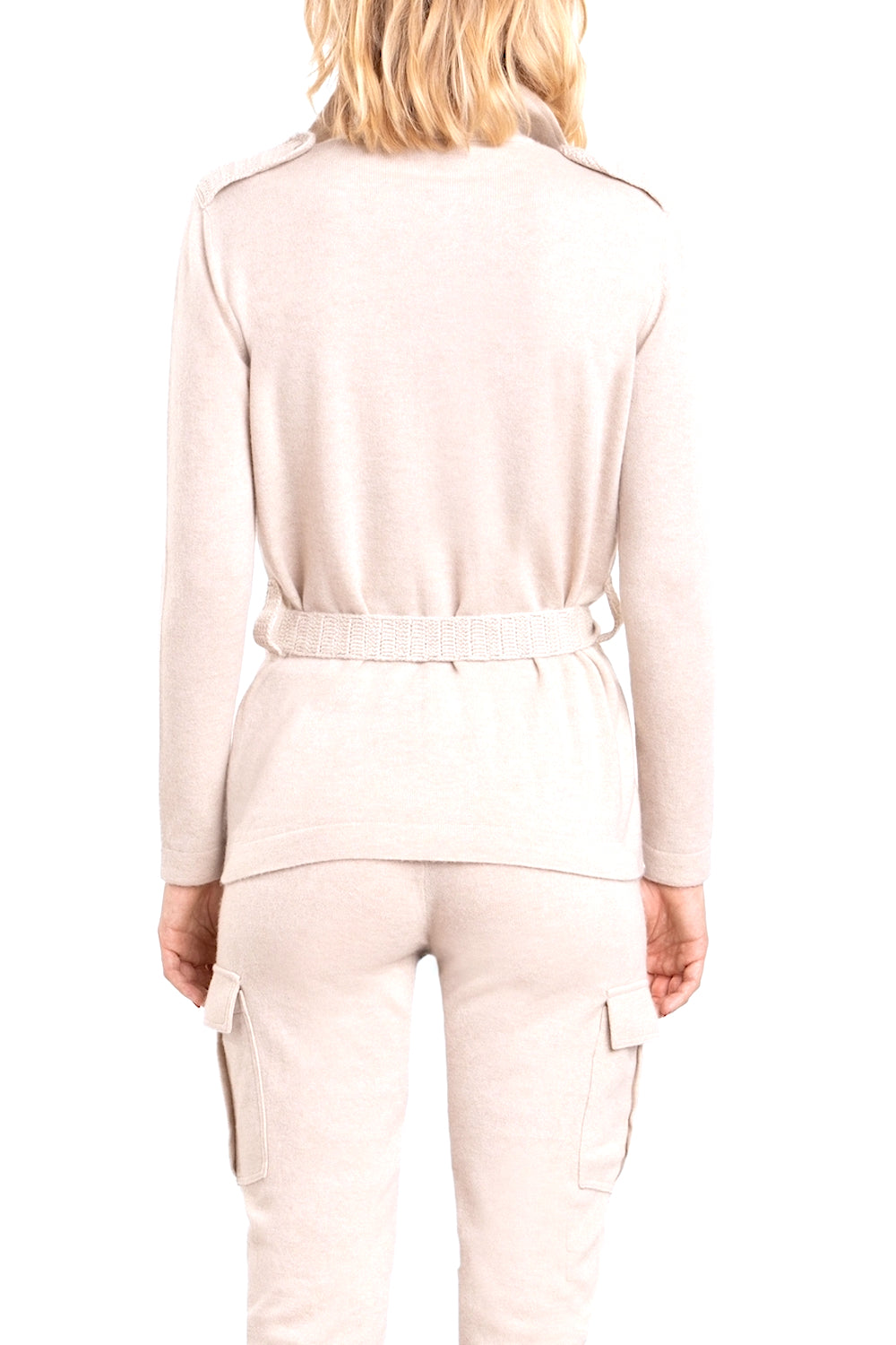 SAHARIENNE UNIE CACHEMIRE BLACK