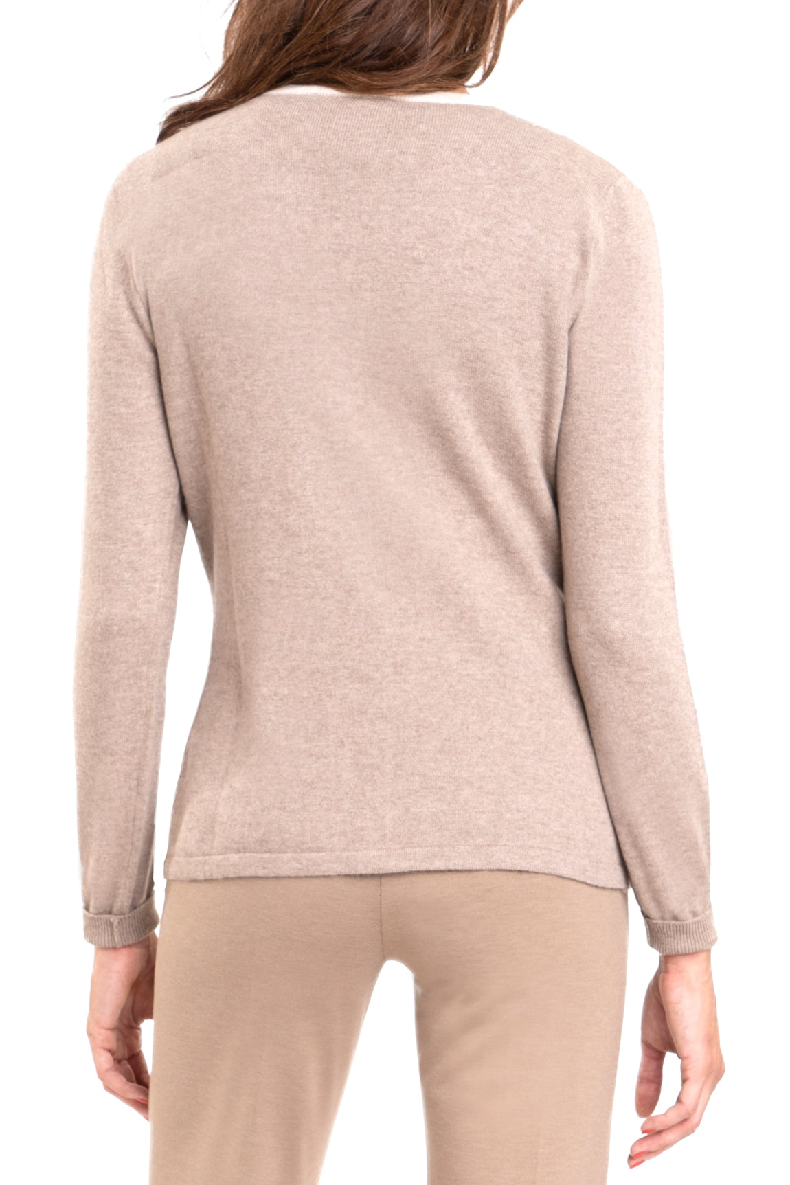 TWINSET CACHEMIRE BICOLORE 53652-54346 PURPLE