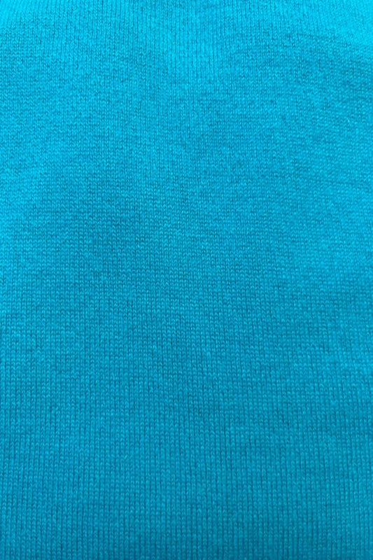 MEN'S 100% CASHMERE 2-TONE 1/4 ZIP MOCK NECK. 21003/53MLBIC