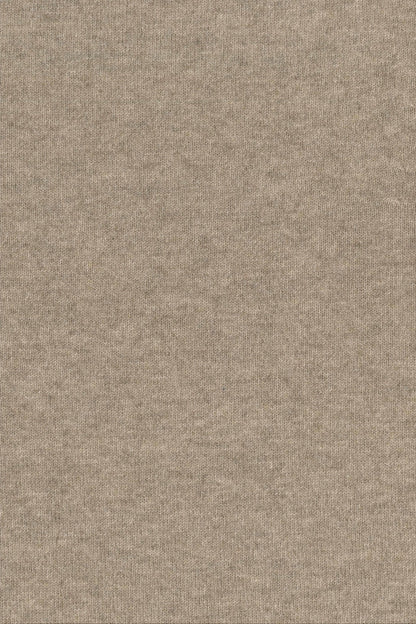 SOLID FITTED CASHMERE ZIP-UP. 12073/43ML TAUPE