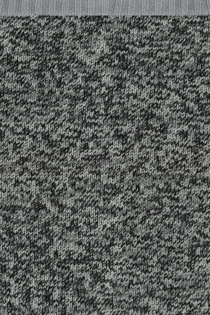 4-PLY CASHMERE MARL ZIP-UP. 29515/43ML NERO-GRIGIO