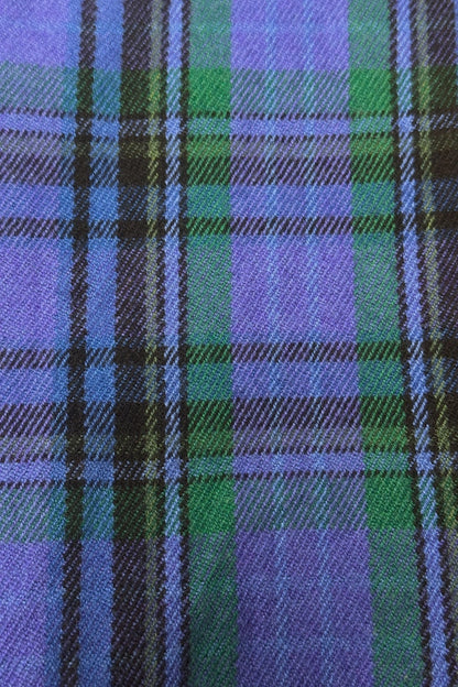 WOMEN'S 100% CASHMERE HANDWOVEN PLAID SHIRT. D-26071/70ML