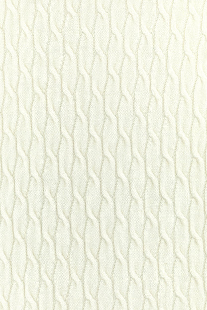 BLAZER CACHEMIRE À TORSADES OFF WHITE 100002 OFF WHITE