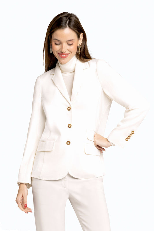 BLAZER CACHEMIRE FIN CAMEL