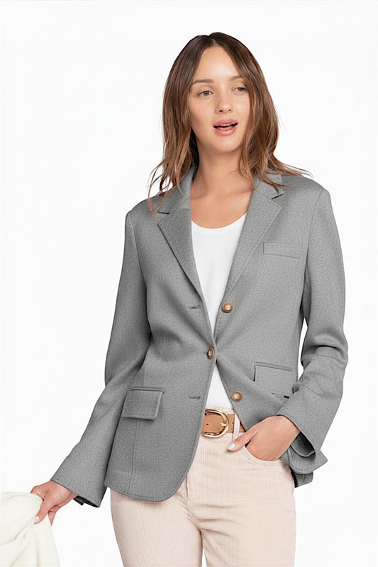 BLAZER CACHEMIRE TISSU DOUBLE MED. GREY 27226 MED. GREY