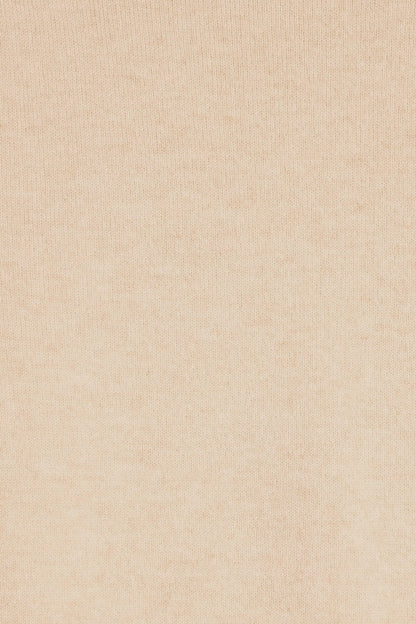 CACHEMIRE COL V CINTRÉ BEIGE LT BEIGE