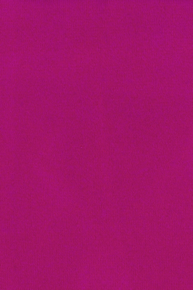 CACHEMIRE COL V CINTRÉ FUCHSIA 21860 FUCHSIA