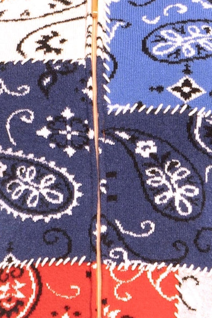 CARD. ZIPPÉ INTARSIA BANDANA MULTIC VAR1 MULTIC