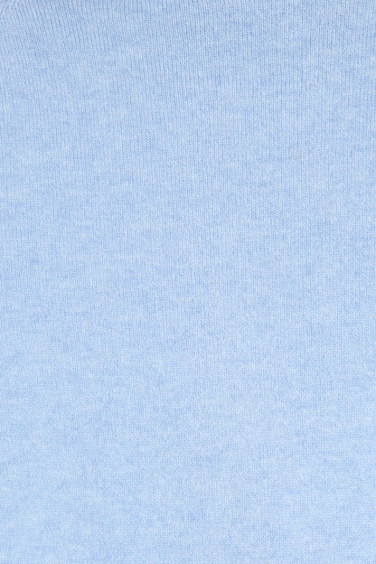 CARDIGAN CACHEMIRE COL ROND SKY 40951 SKY