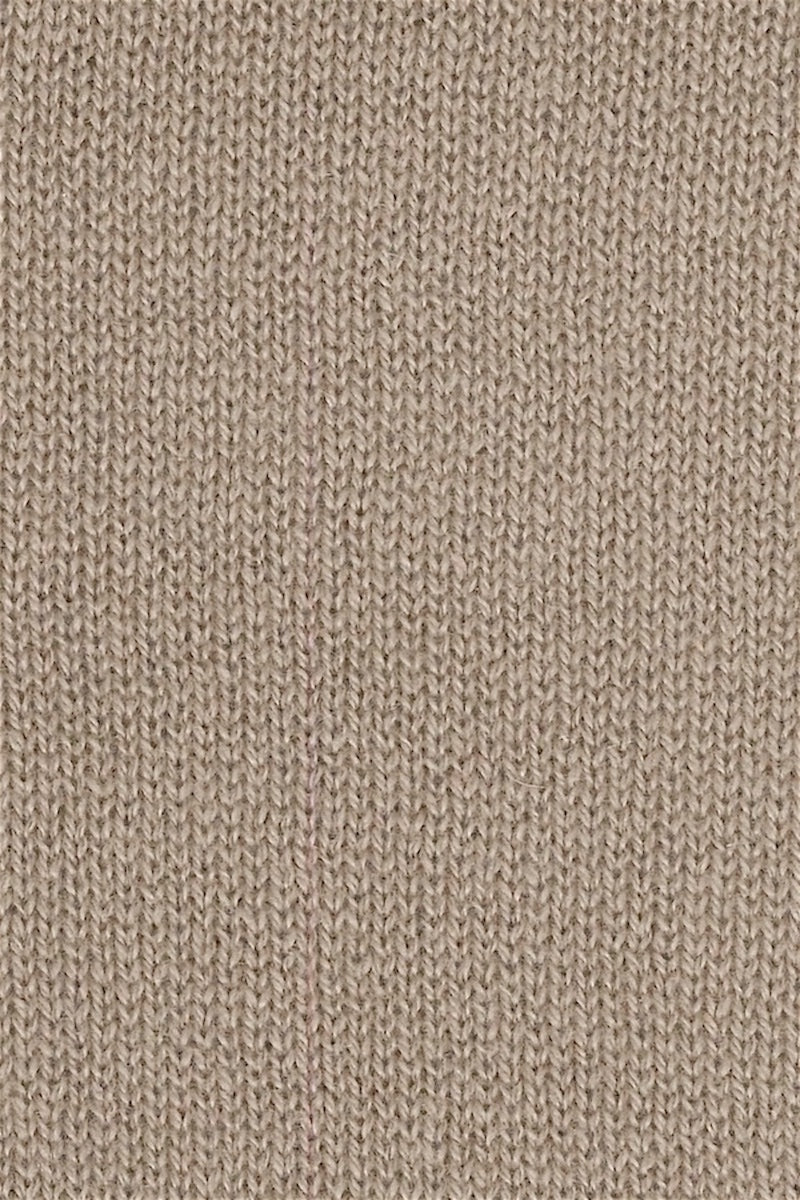 CARDIGAN CACHEMIRE COURT COL V LT TAUPE 54307 LT TAUPE