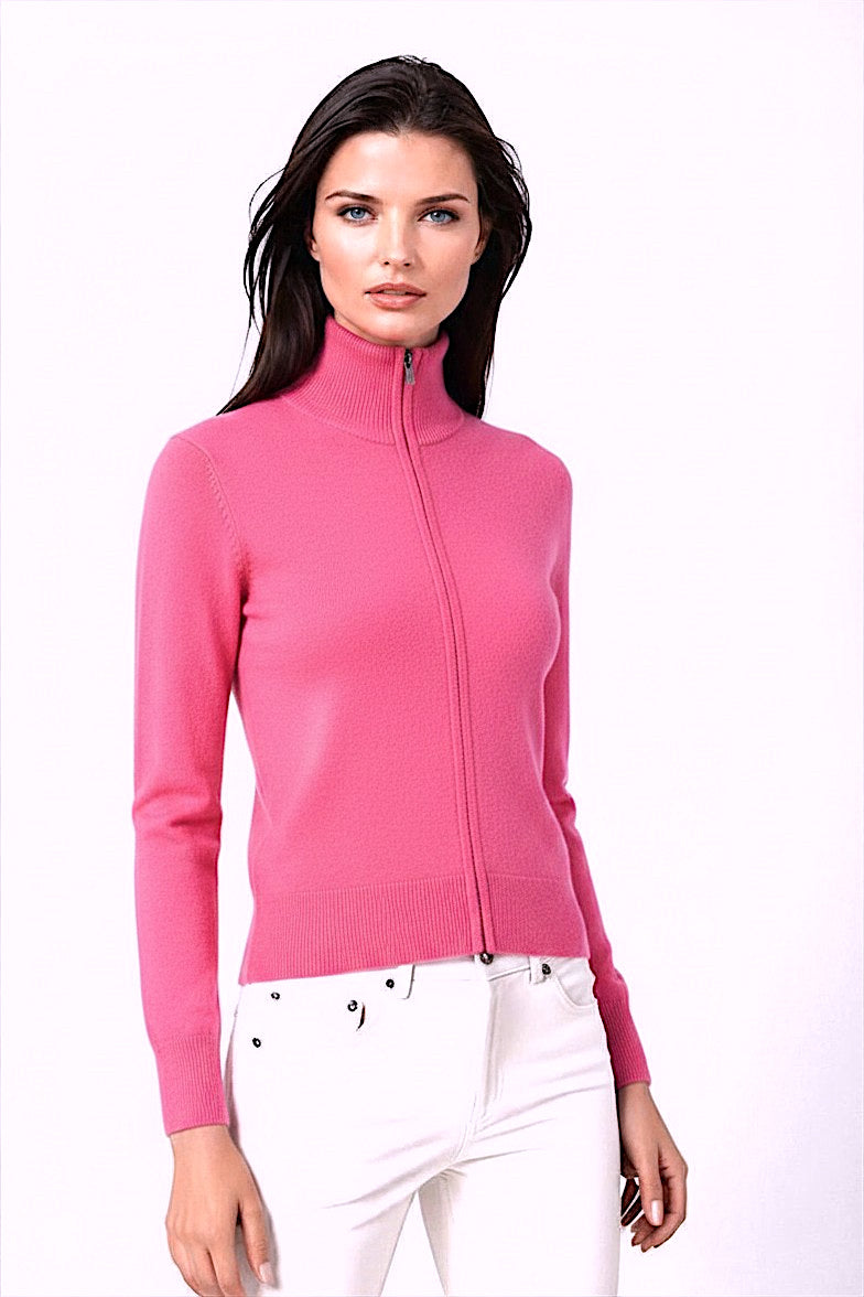 CARDIGAN CACHEMIRE ZIPPÉ B. GUM 22644 B. GUM