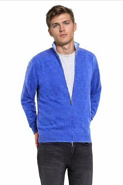 CARDIGAN CACHEMIRE ZIPPÉ HOMME 53630-4222 53630-4222