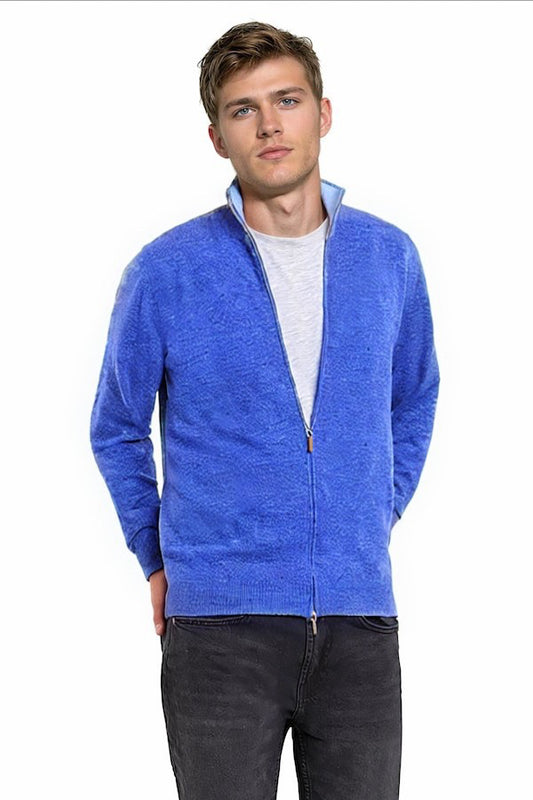 CARDIGAN CACHEMIRE ZIPPÉ HOMME 53630-4222 53630-4222