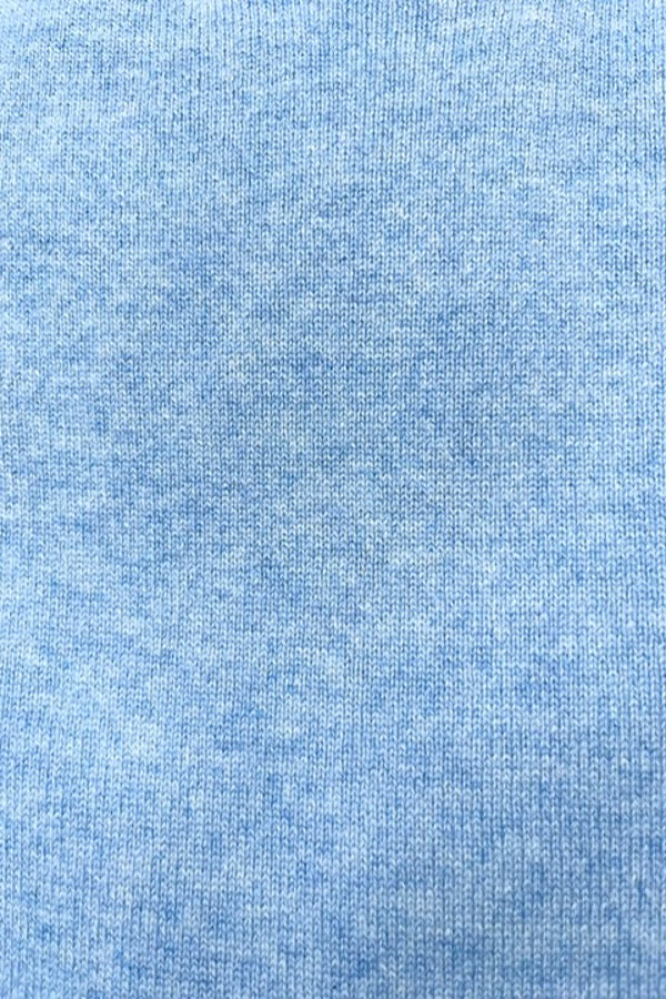 CARDIGAN CACHEMIRE ZIPPÉ LT BLUE 10252 LT BLUE