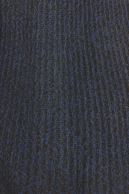 CARDIGAN COL CHÂLE CACHEMIRE BLUE-BLACK VAR3 BLUE-BLACK