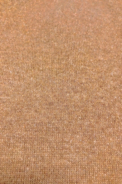 CARDIGAN ZIPPÉ CACHEM. 2-FILS CAMEL 1632 CAMEL