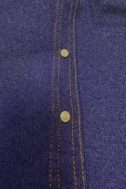 CHEMISE CACHEMIRE STONEWASHED NIGHT BLUE 53632 NIGHT BLUE