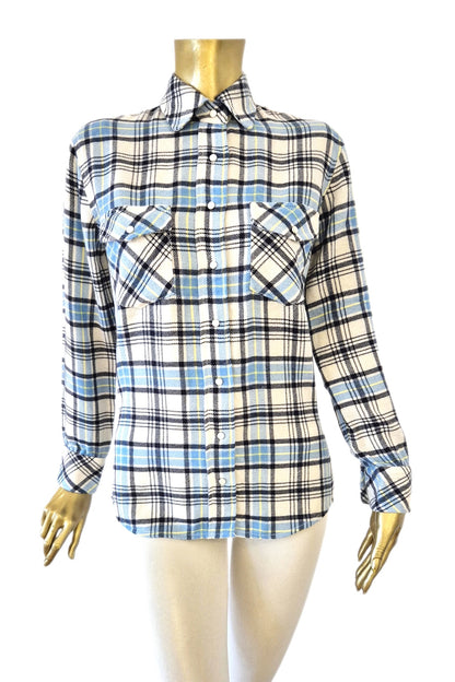 CHEMISE CACHEMIRE TARTAN LÉGER MULTIC