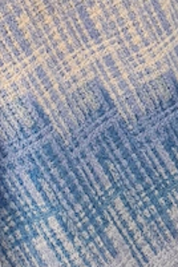 CHEMISE CINTRÉE MACRAMÉ 4222 LT BLUE