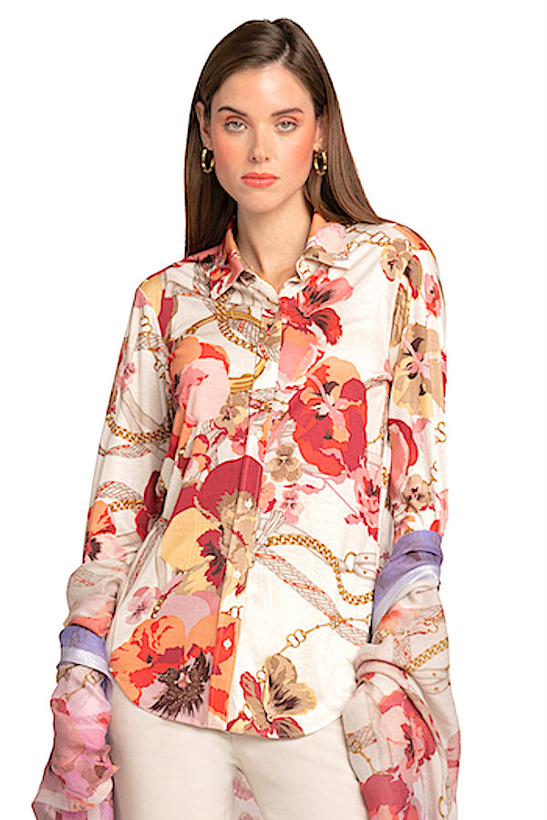 CHEMISE IMPRIMÉE JERSEY MULTIC VAR1 MULTIC
