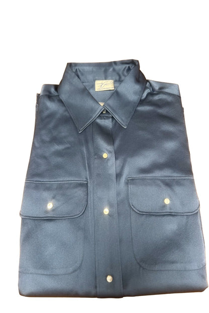 CHEMISE SOIE BOUTONS-PRESSION DENIM 51100 DENIM