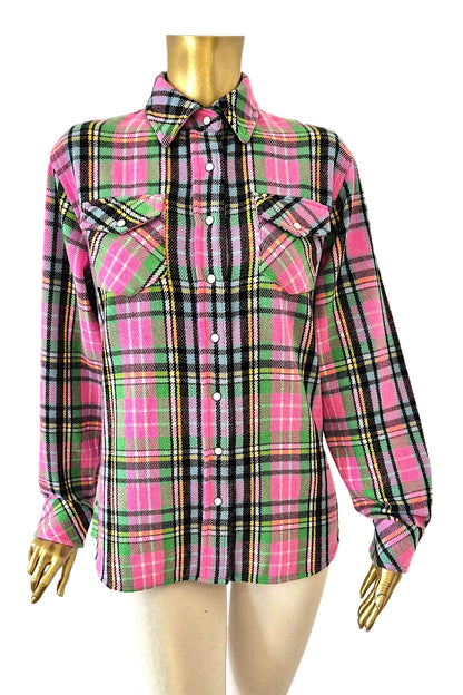 CHEMISE TARTAN CACHEMIRE VAR1