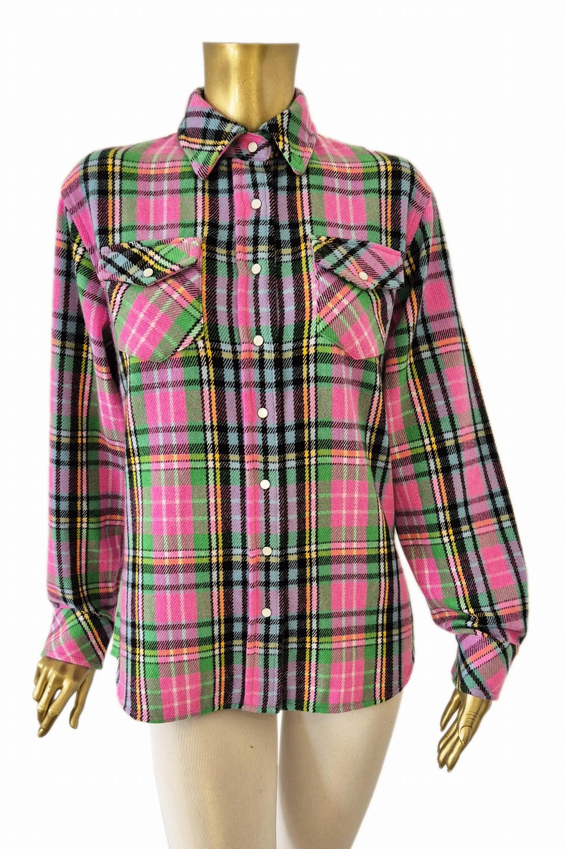 CHEMISE TARTAN CACHEMIRE VAR1