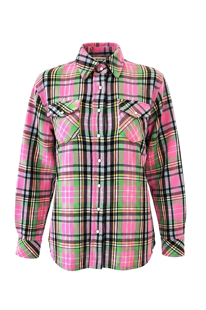 CHEMISE TARTAN CACHEMIRE VAR1 VAR1