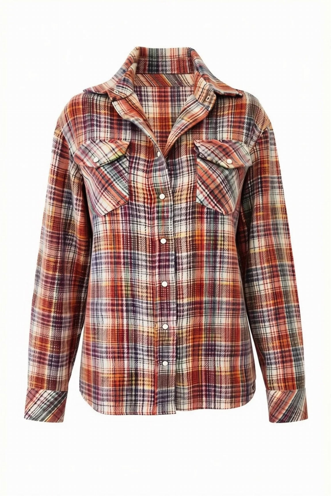 CHEMISE TISSÉE À CARREAUX VAR1 VAR1