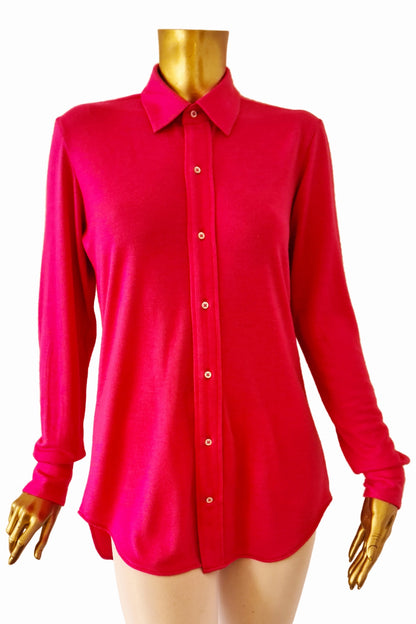 CHEMISE UNIE JERSEY FUSHIA 55954 FUSHIA