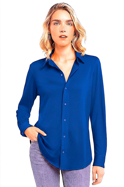 CHEMISE UNIE JERSEY ROYAL 55962 ROYAL